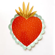 Sacred Heart Plate Home & Decor Crossroads Collective