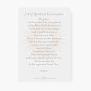 Spiritual Communion Prayer Card | Blessed Sacrament | Beige Cards Crossroads Collective