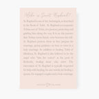 St. Raphael Prayer Card | Wise Choice of a Marriage Partner | Beige Cards Crossroads Collective