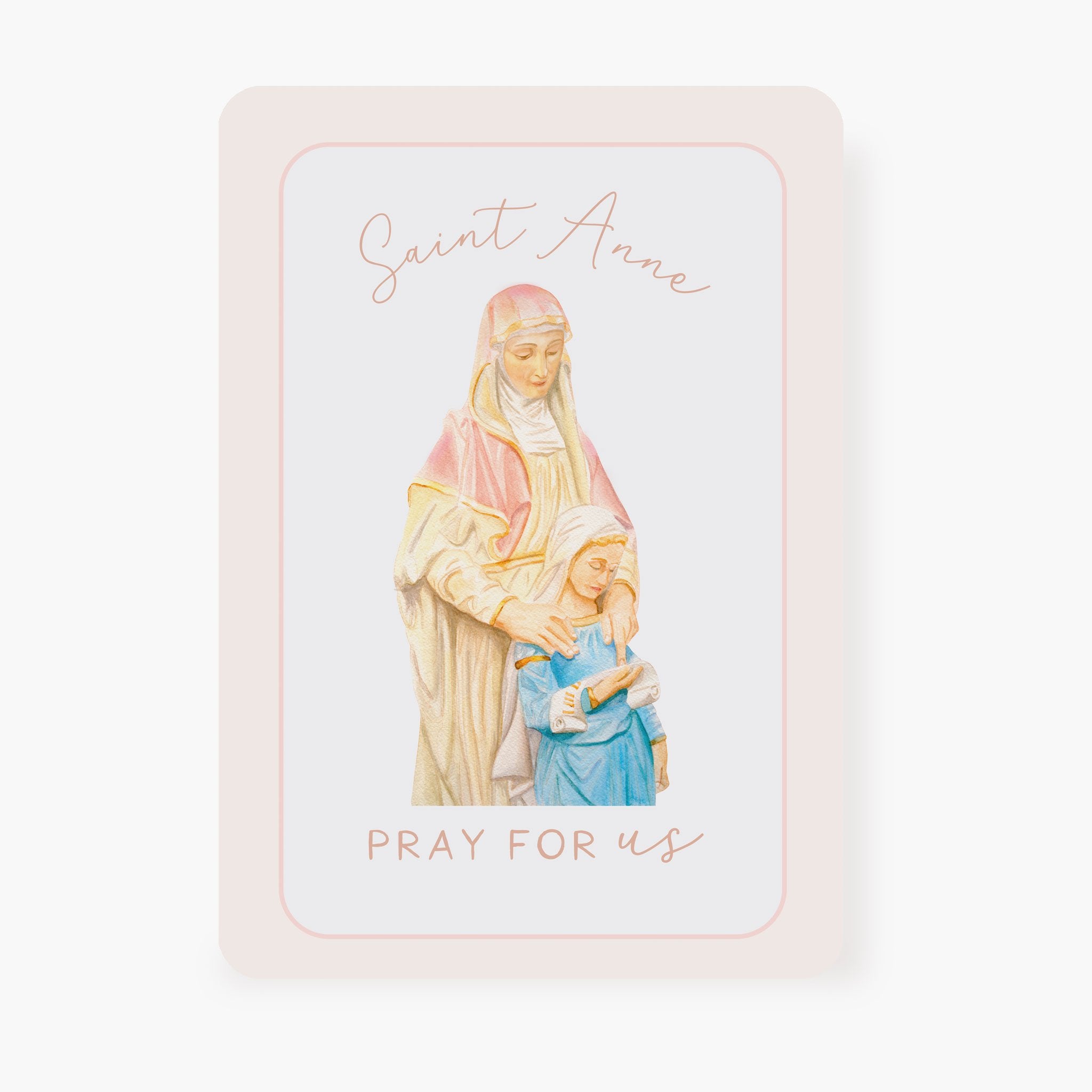 St. Anne Prayer Card | Pray For Us Cards Crossroads Collective