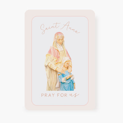 St. Anne Prayer Card | Pray For Us Cards Crossroads Collective