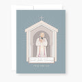 St. John Vianney Novena Card | Slate Blue Cards Crossroads Collective