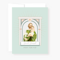 St. Joseph Novena Card | Mint Green Cards Crossroads Collective