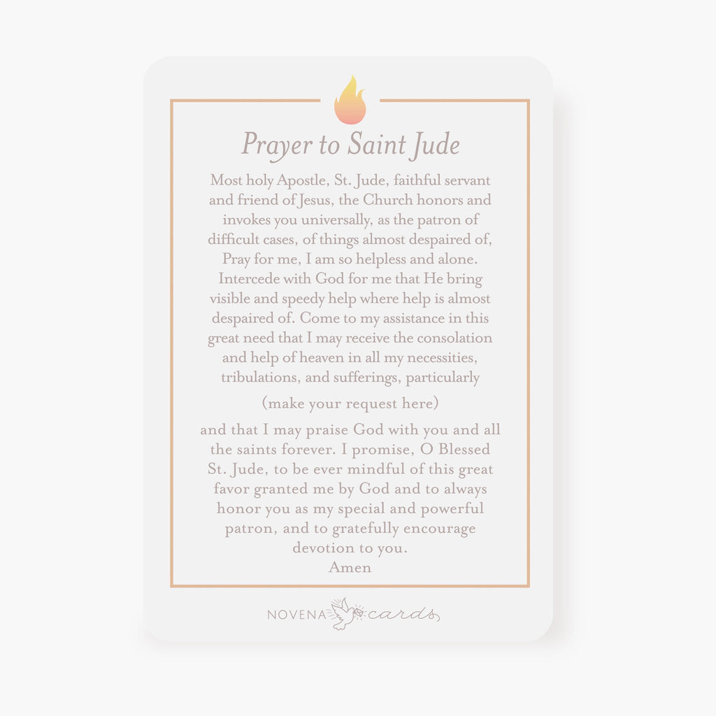 St. Jude Prayer Card | Pray For Us Cards Crossroads Collective