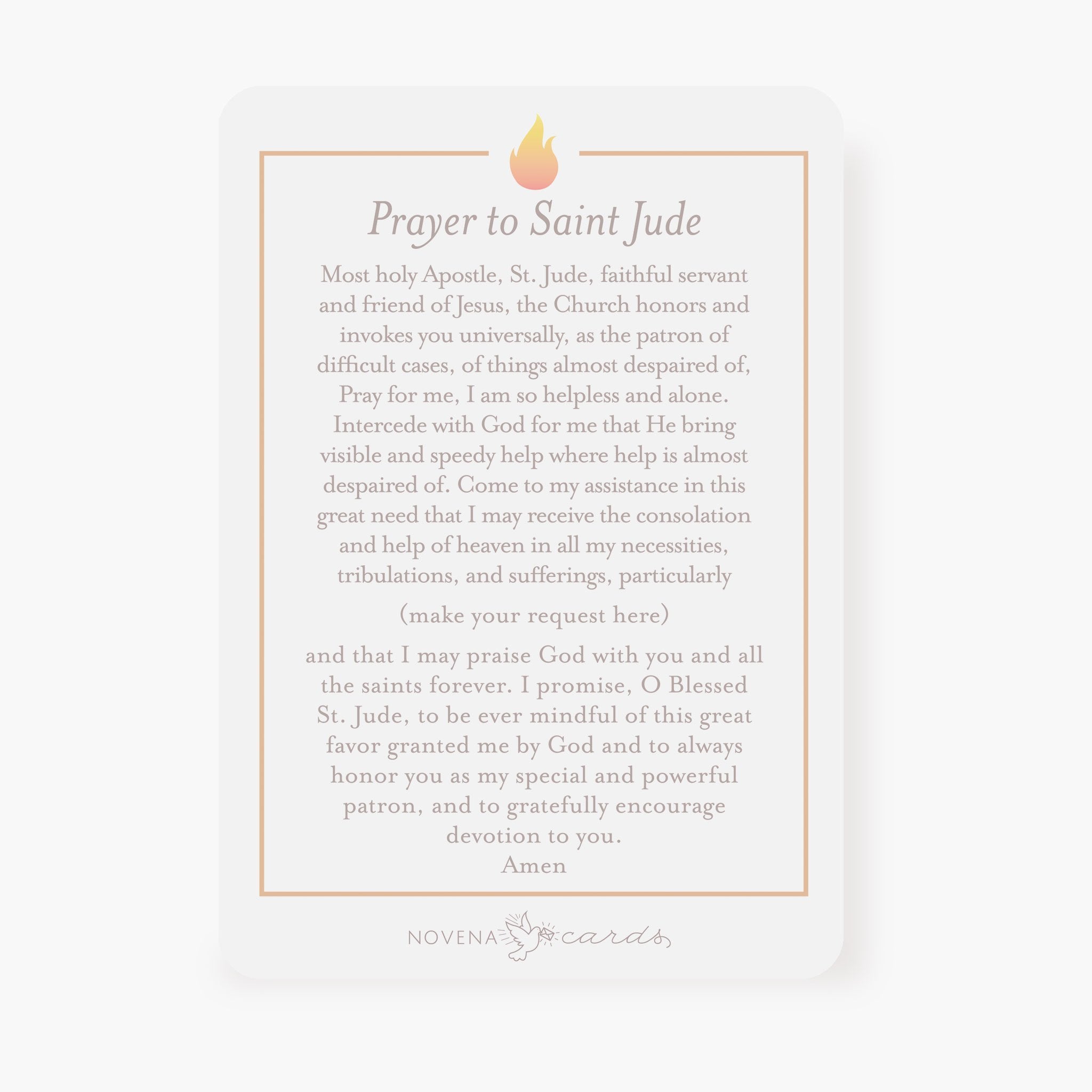 St. Jude Prayer Card | Pray For Us Cards Crossroads Collective