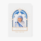 St. Teresa of Calcutta Prayer Card Arch Design Memorare Prayer Cards Crossroads Collective