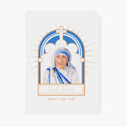St. Teresa of Calcutta Prayer Card Arch Design Memorare Prayer Cards Crossroads Collective