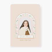 St. Therese Prayer Card | Beige | Prayer Card Cards Crossroads Collective
