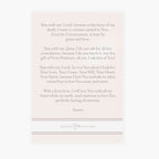 Stay With Me Lord Prayer Card | Beige Crossroads Collective