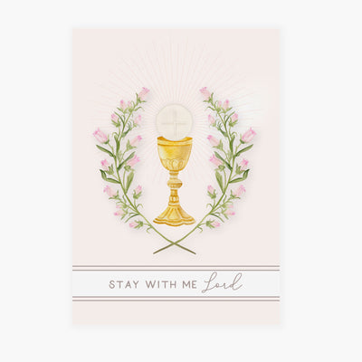 Stay With Me Lord Prayer Card | Beige Crossroads Collective