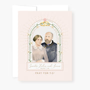 Sts. Louis and Zelie Martin Novena Card | Beige | Loss of Child Cards Crossroads Collective
