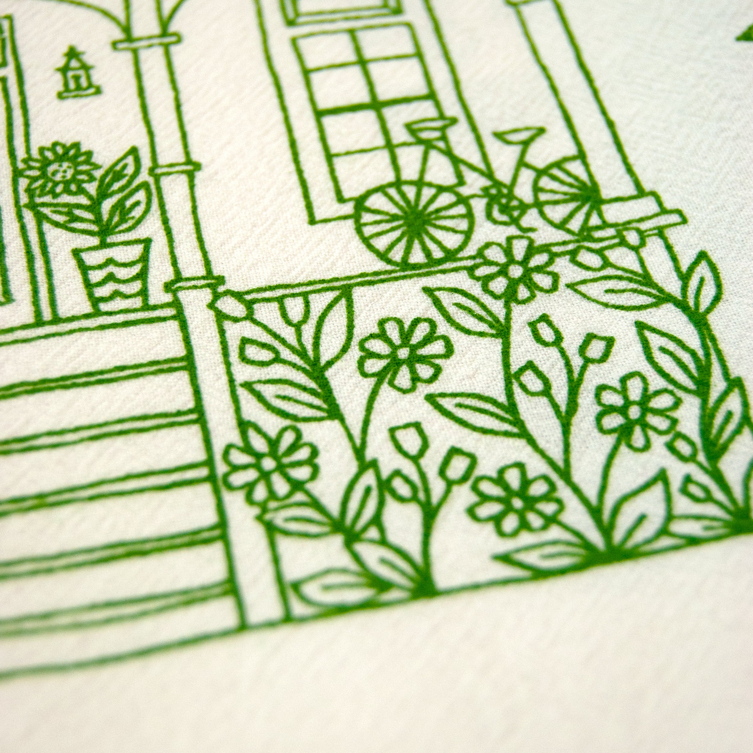 Summer - The Four Seasons Tea Towel